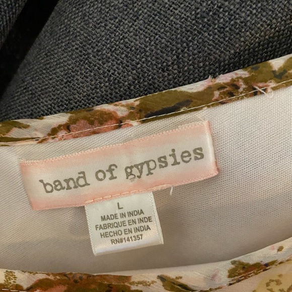 Band of Gypsies flowy floral dress, size Large - Picture 3 of 6